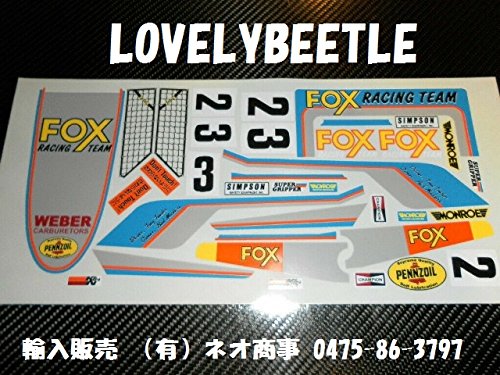 Amazon | 1/10 フォックス 旧バージョン ビニールステッカーセット