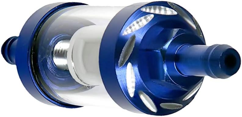 8mm 5/16" Inline Fuel Filters Universal for Motorcycle ATV Dirt bike Classic bikes(blue)