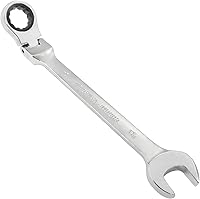 Vista 8 de Piutouyar - Llave de trinquete de cabeza flexible de 8 mm, llave de trinquete métrica profesional, llave combinada de caja de llaves de reparación