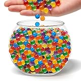 damoguin Wasserperlen 20.000 Stück, Ungiftig Aquaperlen Vase Deko, Water Beads für Schwimmende Wasser Perlen & Kerze Machen, Hochzeit Centerpiece, Blumenarrangement & Pflanzen (Bunte)