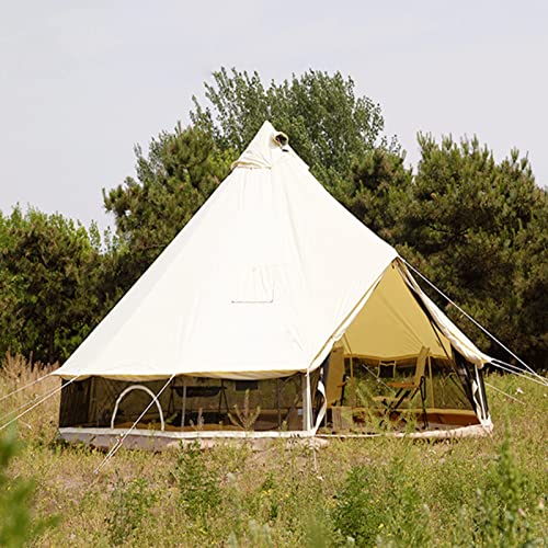 Carpa tipi de lona impermeable para 4-6 personas miniatura 2