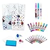 Disney Frozen Coloring Activity Kit - Bundle of Coloring Pages, Markers, Crayons, Stickers, Stampers, More | Elsa & Anna Arts & Crafts Stationery Tin #1