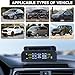 Tire Pressure Monitoring System Wireless Solar Power and USB Charger Monitor on Windowshield, Colorful LCD Display, TPMS with 4 Sensors & 5 Alarm Modes Compatible for Car RV SUV