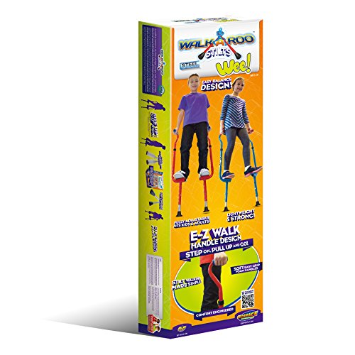 Geospace Original Walkaroo 'Wee' Balance Stilts Beginners, Little Kids (Ages 4 Up) (Blue) #TOP5