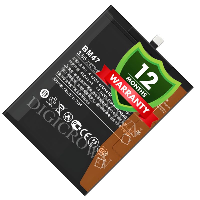 Image of Original BM47 Battery Compatible with Xiaomi Redmi 3 - (4100mAh) - 1 Year Warranty