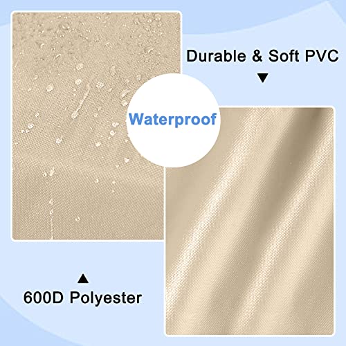 Abccanopy Outdoor Patio Table Cover Outdoor Bar Cover Bistro Set Cover 600D Oxford Waterproof Anti-Uv Covers Table And Chairs Set Cover For 60X34X30 Inches #TOP2
