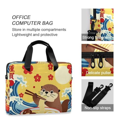 Funda portátil para laptop con asa y correa 15.6" miniatura 6