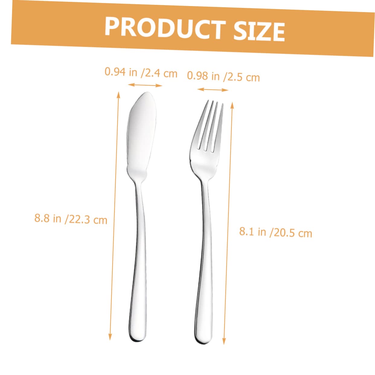 BRIGHTFUFU 1set Stainless Steel Fish Knife and Fork Dining Utensils for Home and Restaurant Use Cutlery for Elegant Tableware and Dinnerware Needs