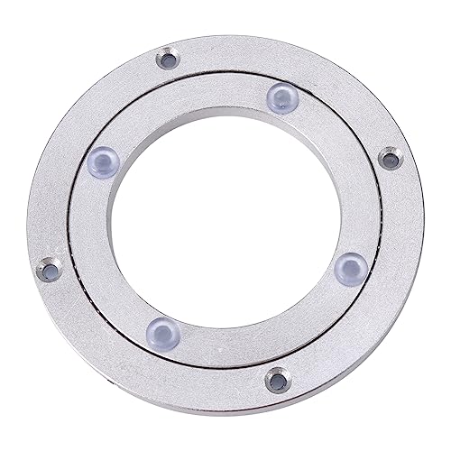 Comparativas de Mesa de aluminio redonda para comprar hoy. 37 Rodamientos Giratorios para Mesa Giratoria, Placa Giratoria, Plato Giratorio de Aluminio Resistente, Mesa de Comedor Redonda para Mesa de Banco de Trabajo (6 pulgadas * H8.5MM)
