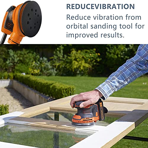 5 Inch Replacement Pad For Dewalt Orbital Sander Dw4388,Dw421, Dw422, Dw423, D26451, D26453, Dw6423, Compatible With Makita Orbital Palm Sander Bo5010, Bo5030K, Bo5031K, Bo5041K #TOP5