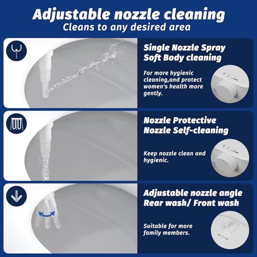 50% Off Self-Cleaning Bidet Toilet Seat Attachment