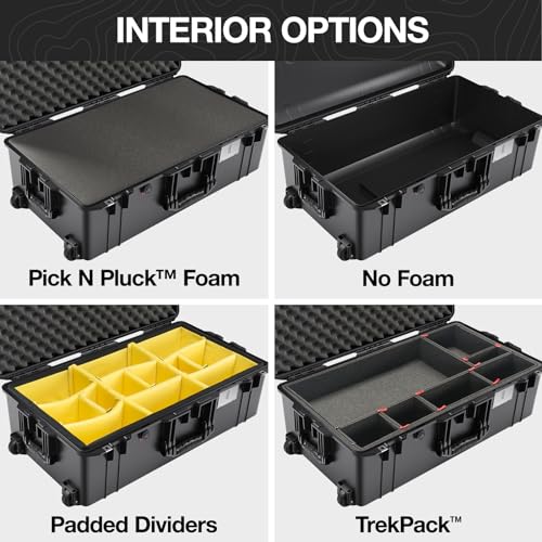 Image of Pelican Air 1535 Multi-Purpose Hard Case - No Foam (Empty) - For Camera, Drone, Equipment, Gear, Electronics, Overlanding, Camping, and Travel - OCP Tan