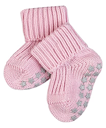 FALKE Unisex Baby Catspads Cotton B HP Hausschuh-Socken, Blickdicht, Rosa (Thulit 8663), 80-92