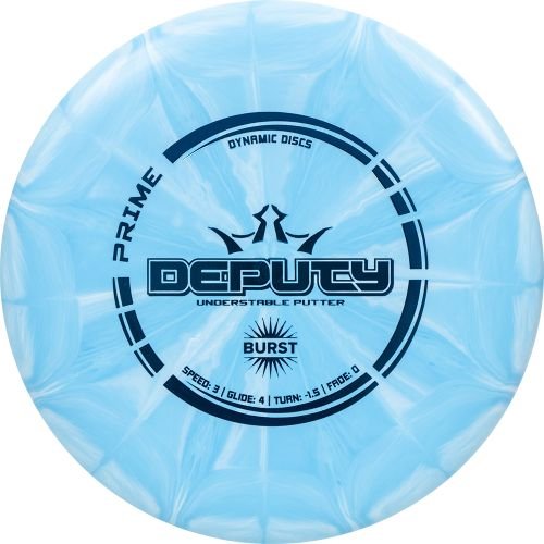 Dynamic Discs Prime Burst Deputy Putter Golf Disc [Colors May Vary] - 173-176g