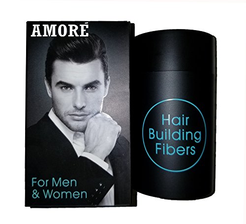 Hair Fibers Building and Thickening for Men and Women - Black