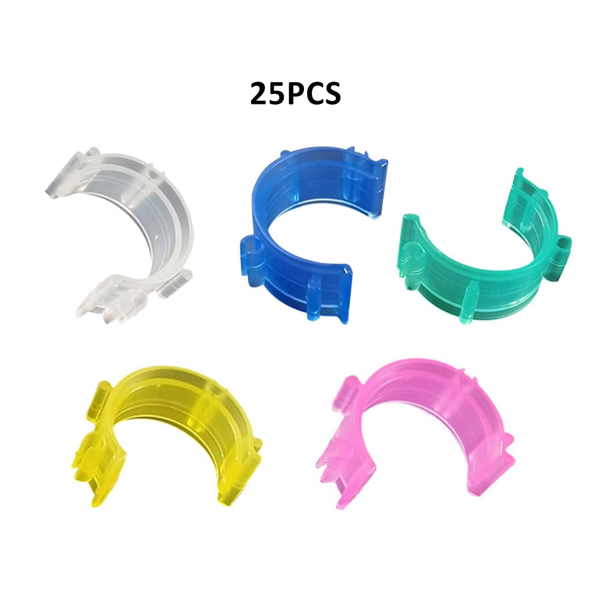 Porta Bobine Di Filo Tokaneit - 25 Clip Colorate, Organizzazione Cucito, Anti-groviglio - Foto 4