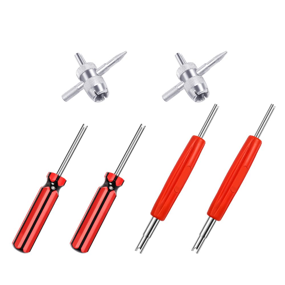 2 Outils De Démontage Noyau De Valve - Acier Inoxydable - Pour Pneus Voiture/Vélo