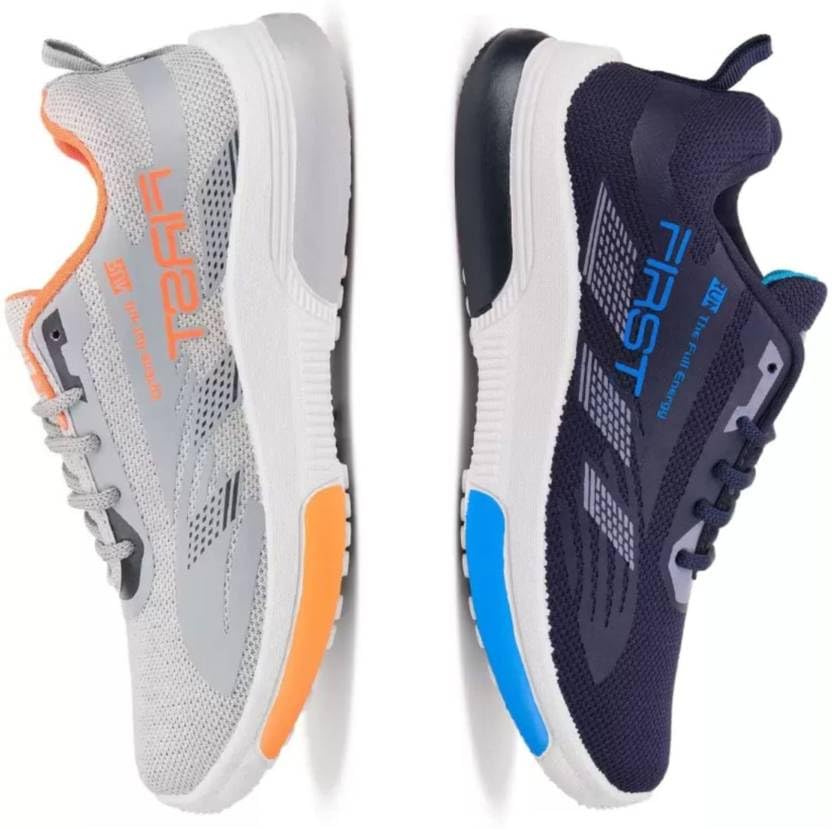 Amber Mens Sports Running, Walking & Gym Shoes Latest Casual Sneakers, Lace-Up Lightweight Shoes for Mens (Pack of 2) (B0CJTY9W3F) Amazon Price History, Amazon Price Tracker