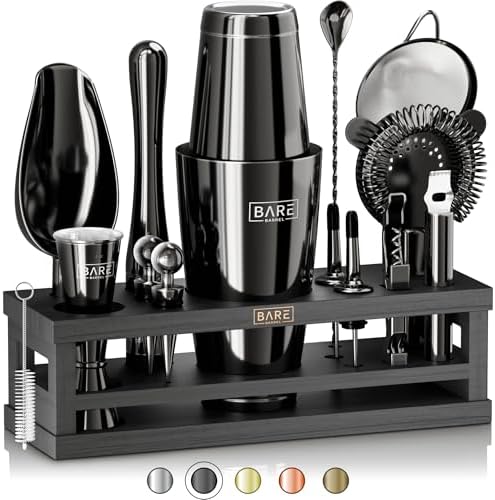 BARE BARREL® 16-Piece Mixology Bartender Kit