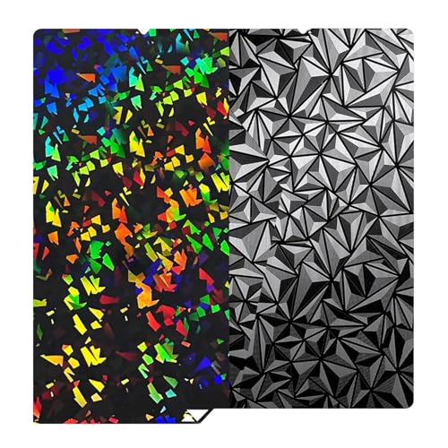 HzdaDeve 264 x 276 mm - Pour Kobra S1 Combo - Plaque de construction PEI PEO - Feuille lisse double face - Lit chauffant - Plateforme flexible en acier à...