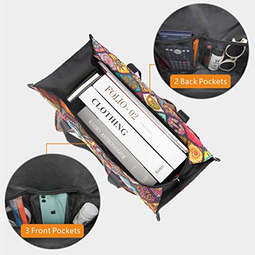Image of TOPDesign Utility Water Resistant Tote Bag with 13 Pockets, Top Zipper Closure & Thick Bottom Support, for Working Women