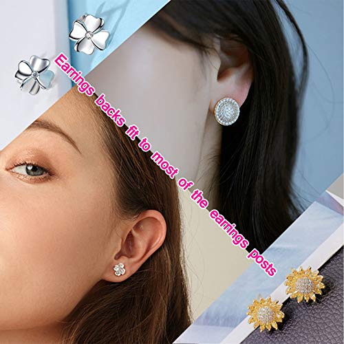 image for Huucky 450PCS Earring Posts Stainless Steel Flat Pad,Hypoallergenic St