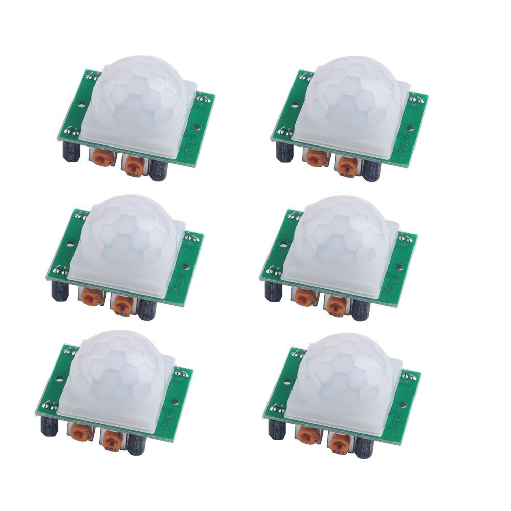 Buy HC-SR501 Human Body infrared Sensor 6 Pieces Module Pyroelectric ...