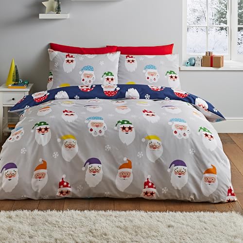 Catherine Lansfield Wende-Bettwäsche-Set mit Kissenbezug, Motiv:...
