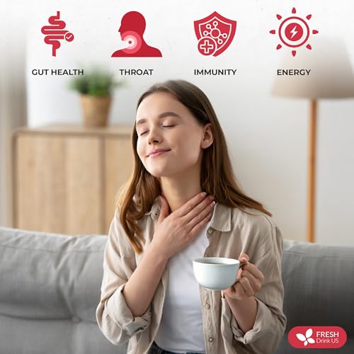 Image of Premium Happy Throat Herbal Tea - 75 Bags Of Supper Tea Blend: Marshmallow Root, Slippery Elm & Ginger - Dry & Sore Throat Relief - Caffeine-Free, No Honey, No Citrus - No Sugar