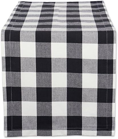 DII Buffalo Check Collection, Classic Farmhouse Table Runner, 14x...