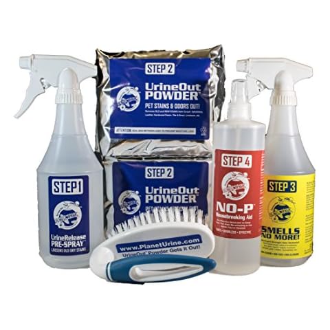 Planet Urine Ultimate II Cleaning Kit for Pet Urine Stain and Odor Removal, Dog and Cat Urine Odor Eliminator System Cover