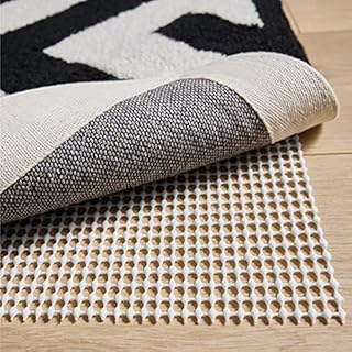 The Original Gorilla Grip Extra Strong Rug Pad Gripper, 5x7 FT, Grips Keep Area Rugs in Place, Thick Slip and Skid Resistant Pads for Hard Floors Under Carpet Mat Cushion and Hardwood Floor Protection