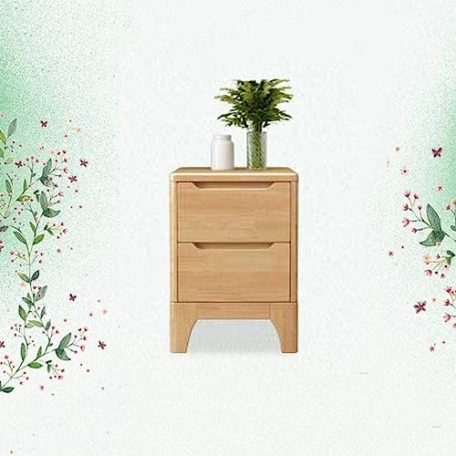 Table de chevet ensemble de 2 en bois solide JATIBOSH tiroirs 50 cm - 8