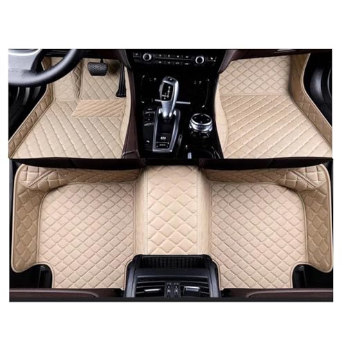 Tapis de voiture Peugeot 607 contre l'usure : set de sol de protection anti-salissure beige
