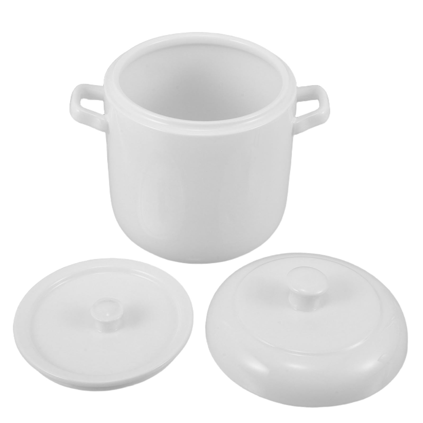 Tegame in Ceramica con Coperchio e Doppie Maniglie 950ml