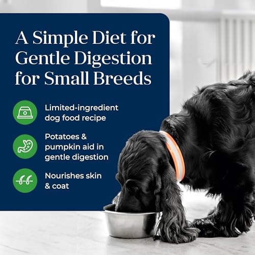 Blue Buffalo Basics Adult Small Breed Grain-Free Wet Dog Food for Skin & Stomach Care,Limited Ingredient Diet,Lamb Recipe,3.5-oz. Cups,12 Count (Pack of 2)