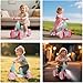 Electric Baby Balance Bike with Bubble Machine for 1 Year Old Boys Girls 4 in 1 Ride On Toys Toddler Balance Bike 12-48 Month Kids Bubble Bike First Birthday Gift with Powered Motor,Music,LED Lights