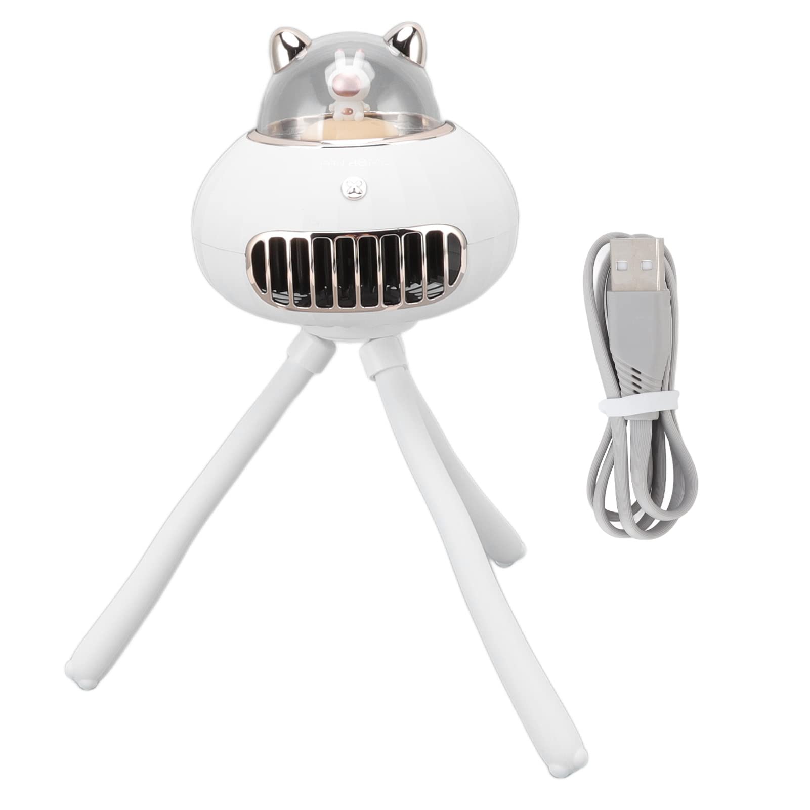 FTVOGUE Ventilatore per Passeggino con Proiettore Starlight, Portatile