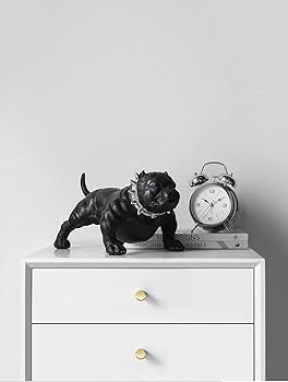 Amazon.co.jp: ZKSYLSM 12.6インチ 大型ブルドッグ像 置物、アメリカの