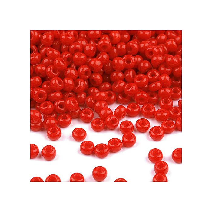 PRECIOSA Coral Seed Beads 250g (8/0 Size) — image 1