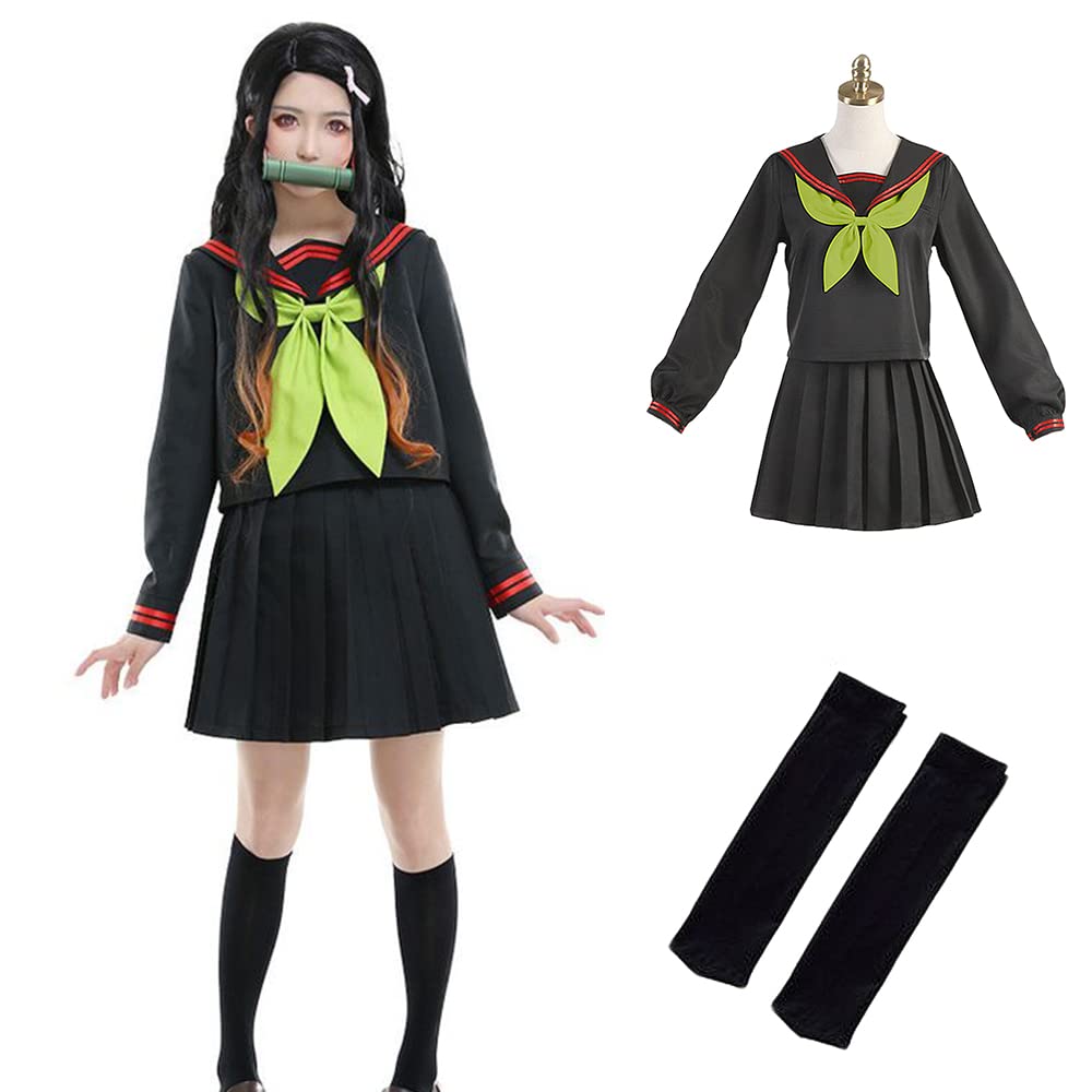 Buy JOMICO Women's Anime Kamado Cosplay Costume Japanese School Girl
