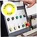 HOLIDYOYO 10Pcs Push Button Emergency Stop Ring Circular Warning Sign for Emergency Situations Sturdy Alarm Ring Easy Installation