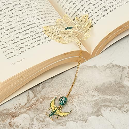 ComfyCozy Metal Flower Butterfly Bookmark | Stationary Bookmarks Page Markers Book Mark | Gifts For Women Teacher Birthday Anniversary Mum Girls Men Him Her | Thank You Teachers Presents Gift