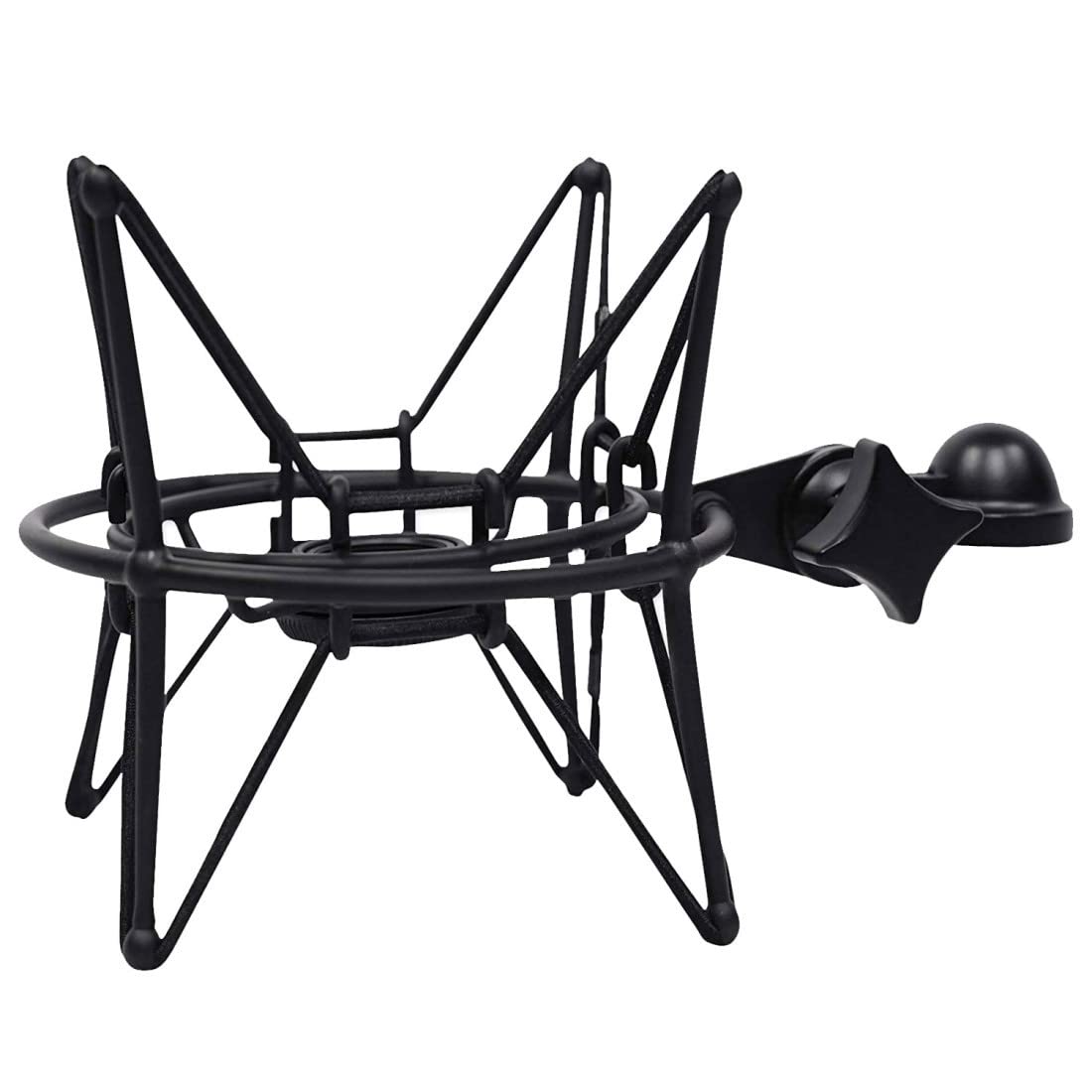 keepdrum WS02 Pop filtr ochrona przed wiatrem + Samson SP04 Black Shockmount uchwyt mikrofonowy