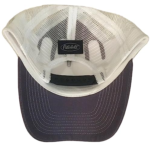 Peterbilt Motors Trucks Blue & White Class Pays Patriot Snapback Mesh Cap/Hat