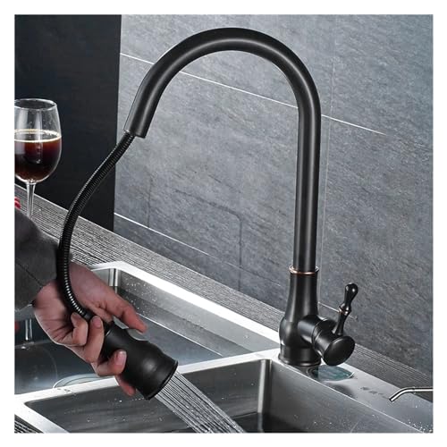 Robinet de cuisine pivotant 360° en laiton pour grand évier - 6