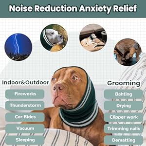 Nanaki Dog Ear Covers for Noise Bath No Shake Ear Wraps for Dogs Hematoma Dog Fireworks Anxiety Relief Calming Hoodie Dog Grooming Ear Cover Quiet Dog Head Wrap Force Drying Thunderstorm Ears for Dogs  Cucciolini Doodles Nanaki dog ear covers for noise bath no shake ear wraps for dogs hematoma dog fireworks anxiety relief calming hoodie dog grooming ear cover quiet dog head wrap force drying thunderstorm ears for dogs   cucciolini doodles
