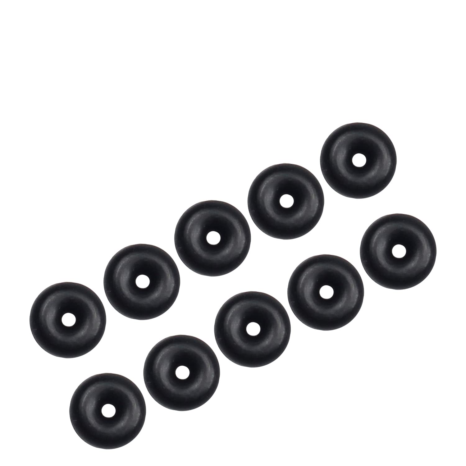 Othmro 250pcs O-Rings Gasket kit, Nitrile Rubber Washers O Ring, 7mm OD 3mm ID 2mm Width, Black Sealing Washers for Plumbing — image 1