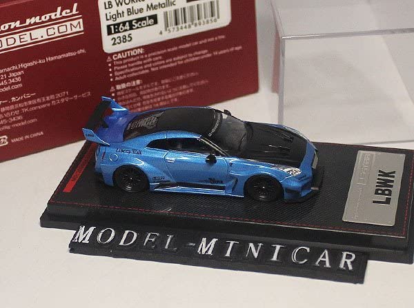 ミニカー 1/64 ignition model LBWK GT-R R35 Ignition model LB-WORKS Nissan GT-R R35 Type2 Blue 1:43 | eBay