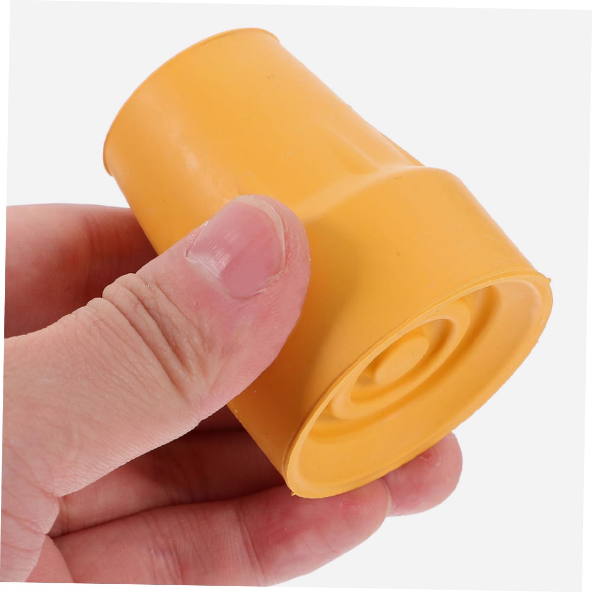 CALLARON 5 Ensembles Remplacement Des Embouts En Caoutchouc De La Canne Pointe De La Canne Casquettes De Bâtons De Randonnée Canne De Marche Robuste Yellow 2 Pièces * 5
